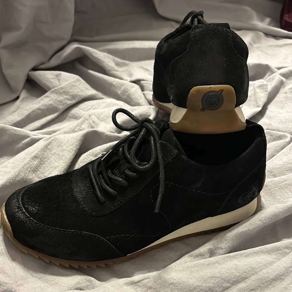 Born women’s size 7  Black Suede Sneakers